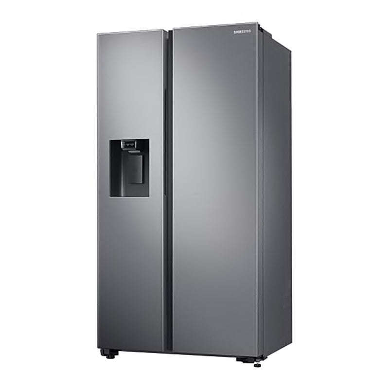 SAMSUNG 617L SIDE BY SIDE FRIDGE FREEZER WITH PLUMBED WATER & ICE DISPENSER - RS65R5411M9