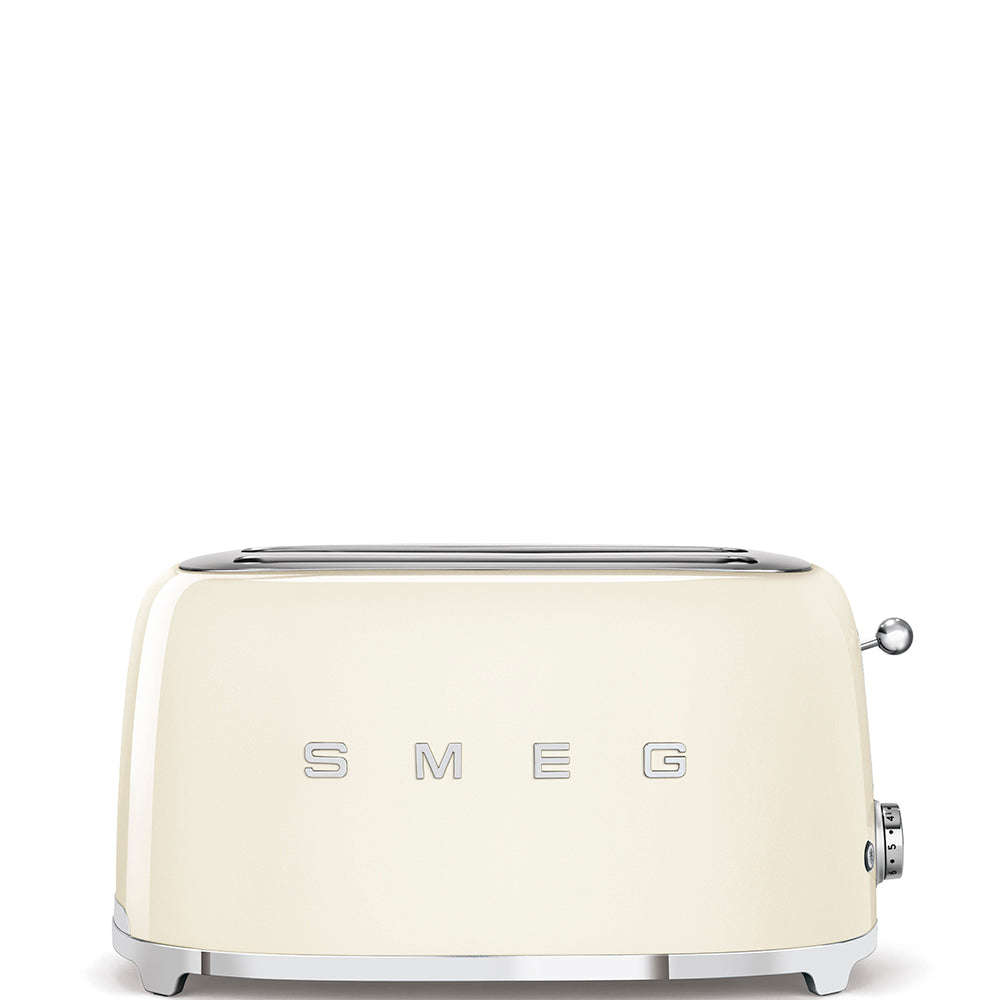 SMEG CREAM RETRO 4 SLICE TOASTER TSF02CRSA