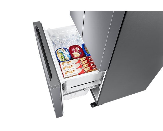 SAMSUNG FRENCH DOOR FRIDGE 470L WITH DRAWER WATER & ICE MAKER - RF49A5202SL