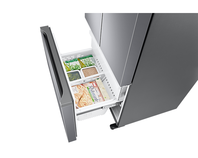 SAMSUNG FRENCH DOOR FRIDGE 470L WITH DRAWER WATER & ICE MAKER - RF49A5202SL
