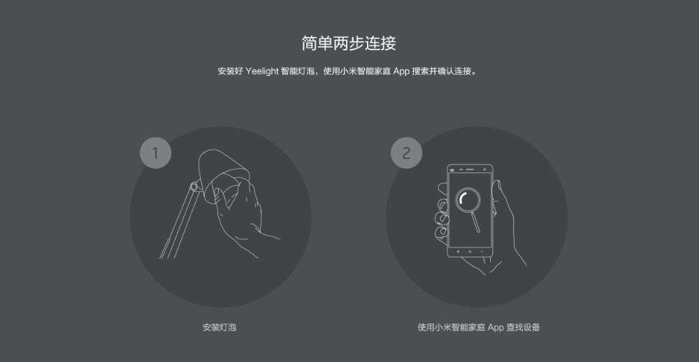 100% Original Xiaomi Yeelight LED Smart Bulb