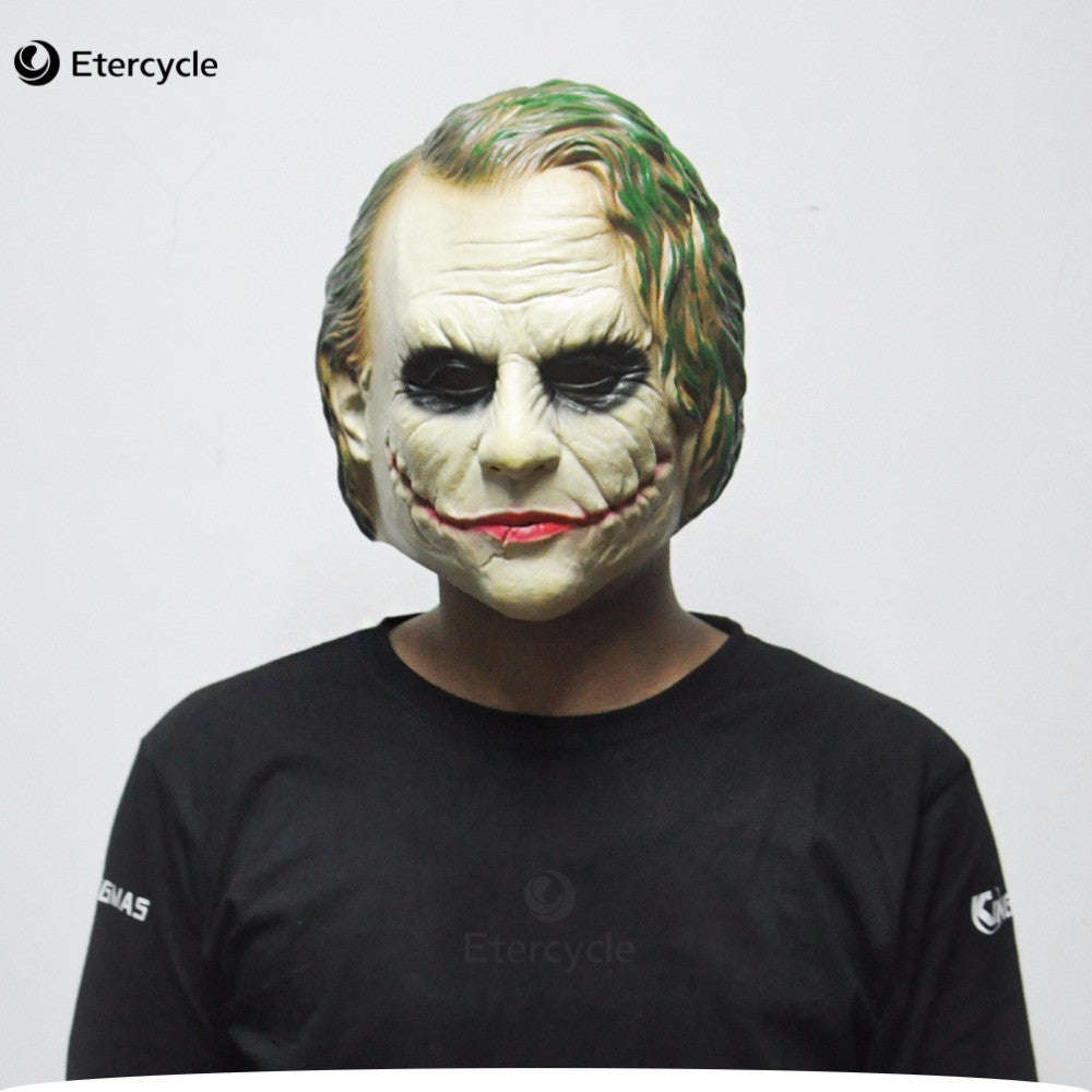 Joker Mask Batman Clown Costume Cosplay Movie Adult Party Masquerade Rubber Latex Masks for Hallo...