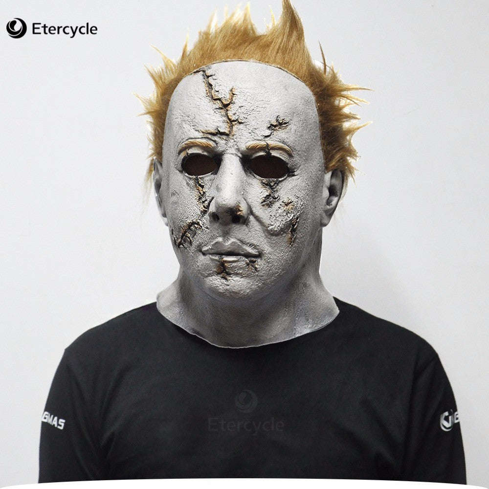 Scary MichaelMyers Mask Horror Movie Halloween Cosplay Adult Latex Party Mask - Tear