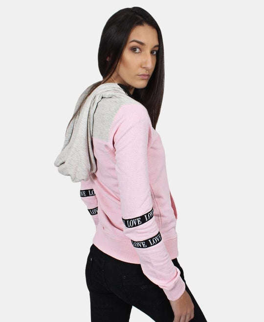 URBAN STYLE CASUAL HOODY - PINK