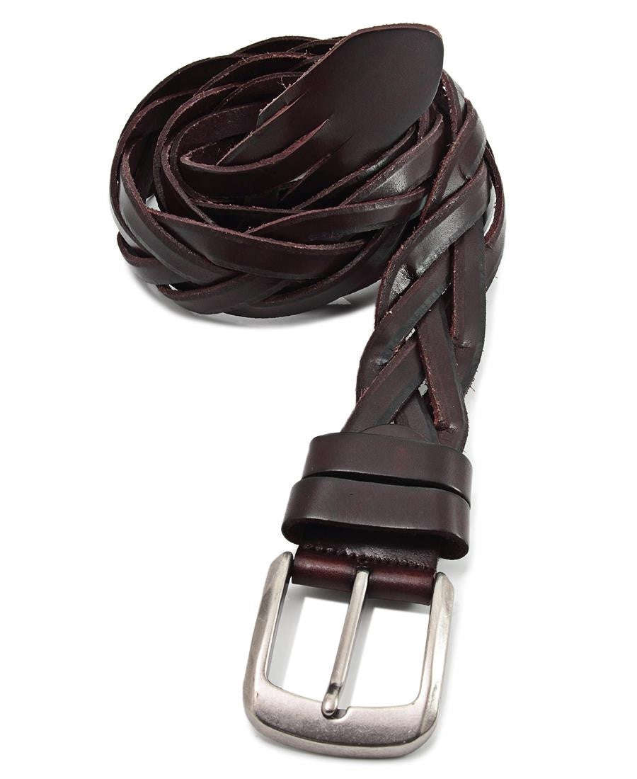 Genuine Leather Belt  - Choc - Choc / L
