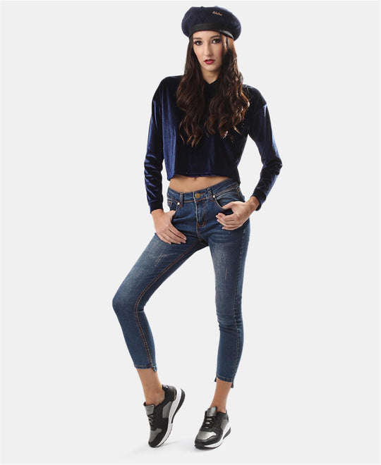 URBAN STYLE SKINNY JEANS - NAVY
