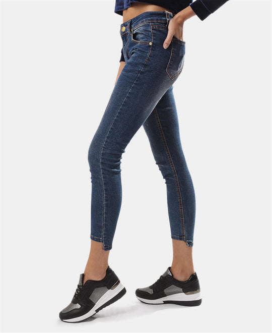 URBAN STYLE SKINNY JEANS - NAVY