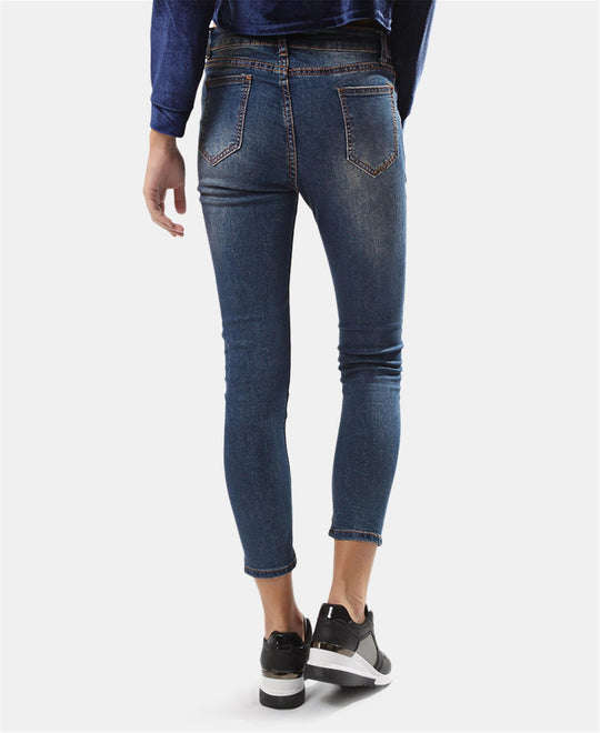 URBAN STYLE SKINNY JEANS - NAVY