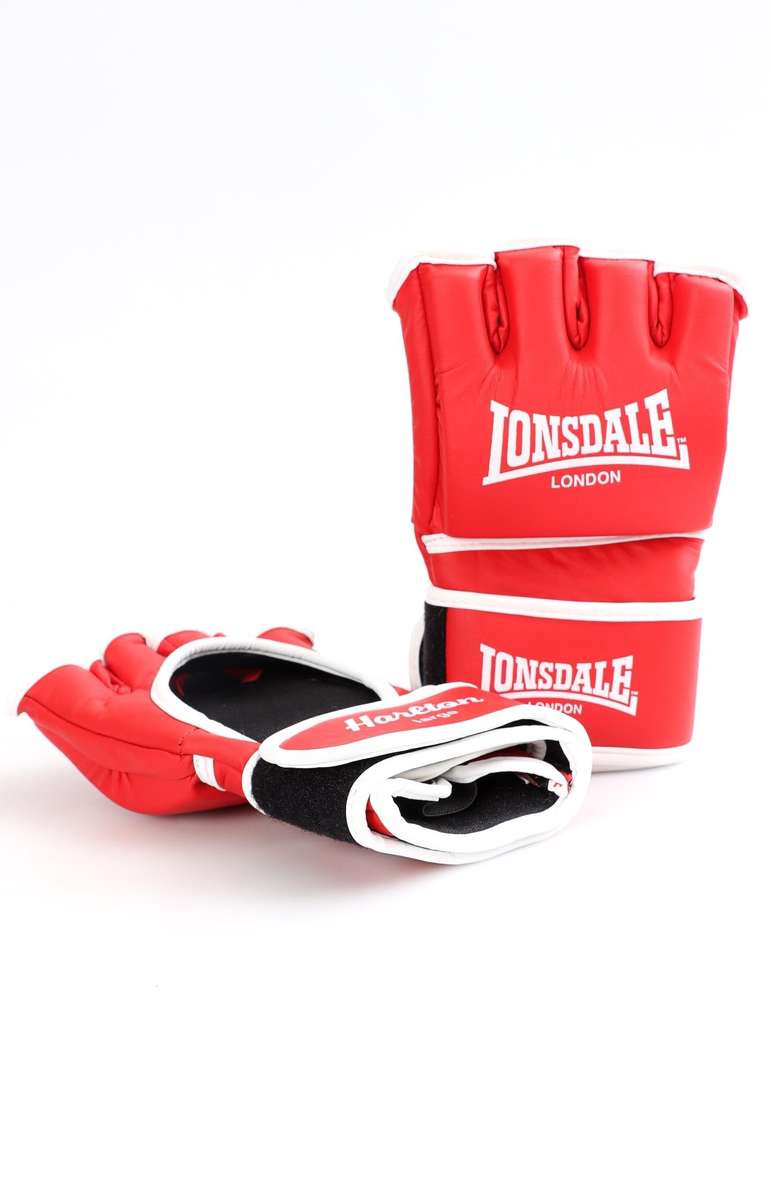 Mens Rookie Mma Gloves - Red-White - Red-White / S