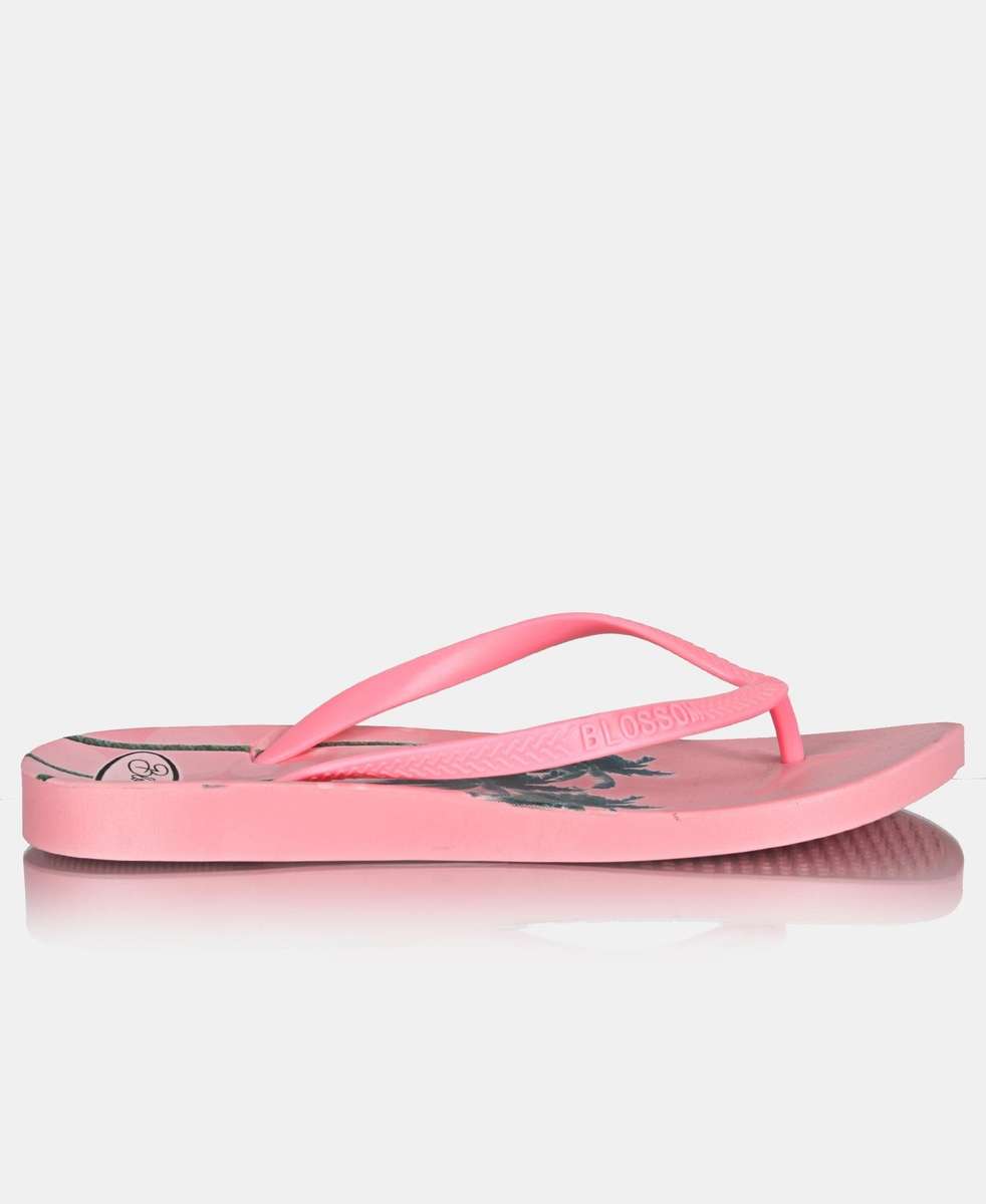 Ladies' Flip Flops - Pink - Pink / UK 7