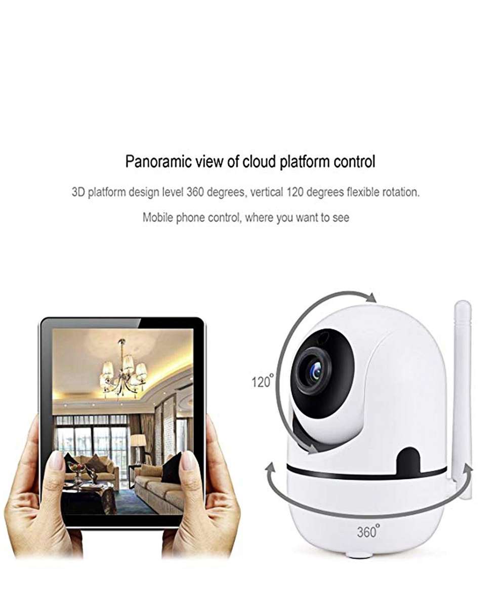 2MP Smart Wifi Baby Camera - White - White / One Size