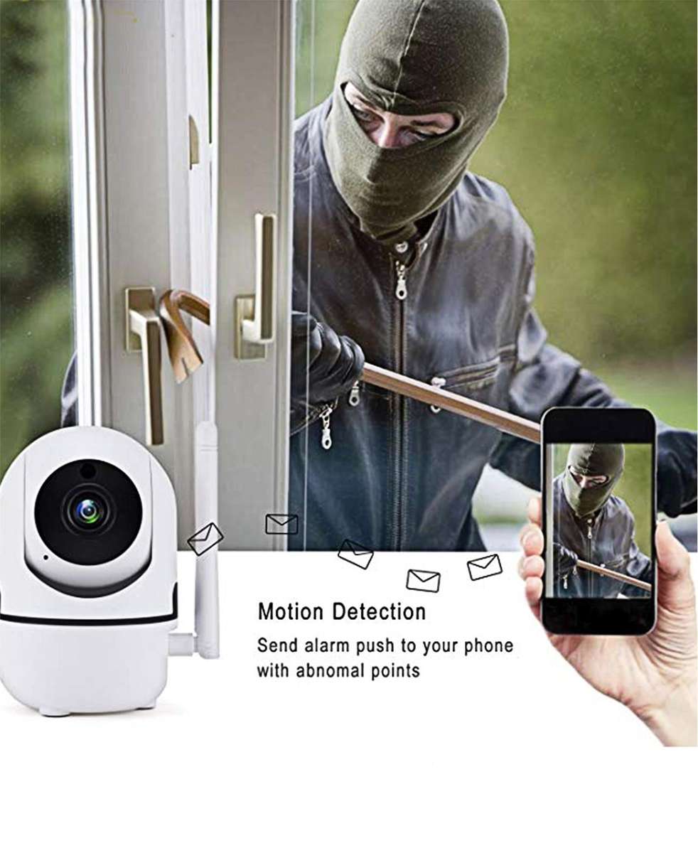 2MP Smart Wifi Baby Camera - White - White / One Size