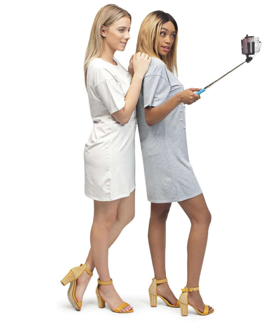 Selfie Stick - Black - Black / One Size