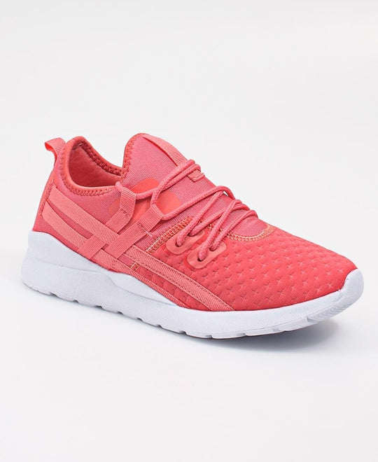 TOMTOM LADIES' CASUAL SNEAKERS - CORAL