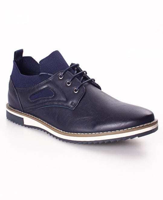 URBAN STYLE MEN'S LACE UP CASUALS - NAVY