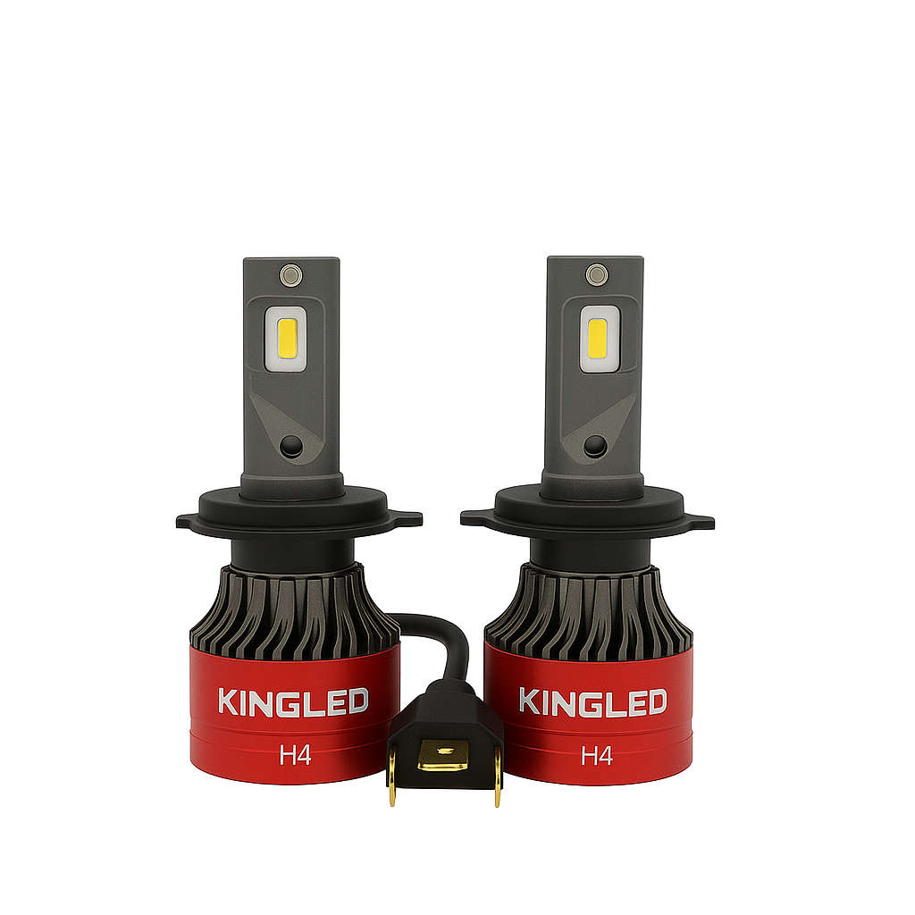 King LED V20 55W Non-CANBUS LED Headlight  6000 Lumens- H4