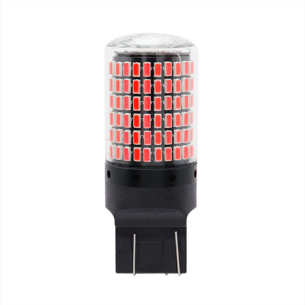 T20 RED LED Brake 7443 3014 144 SMD Canbus