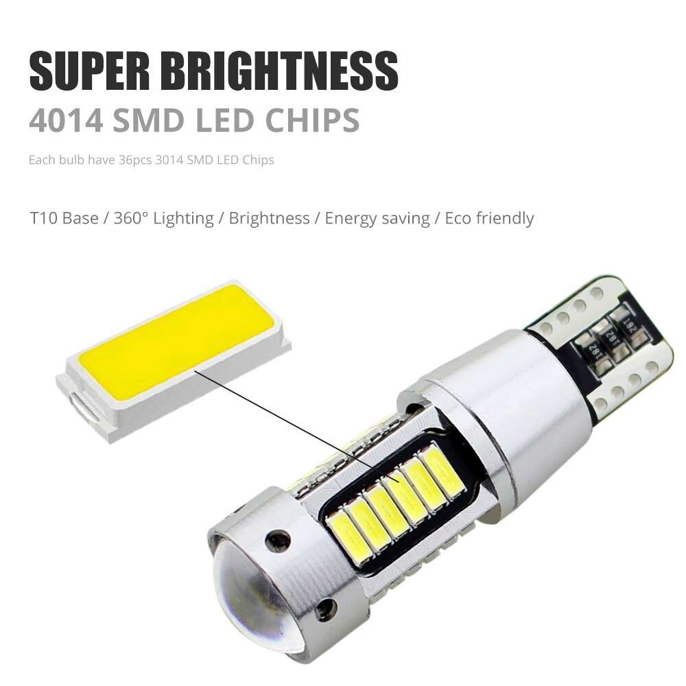 T10 4014 Aluminium 30smd Premium park - SET