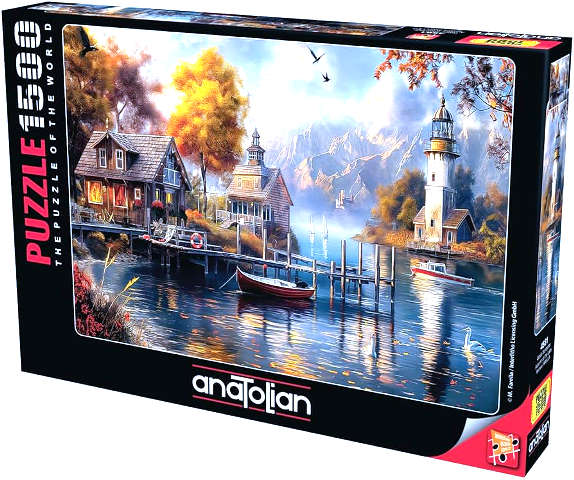 AUTUMN AT THE LAKE 1500 PIECES ANATOLIAN PUZZLE