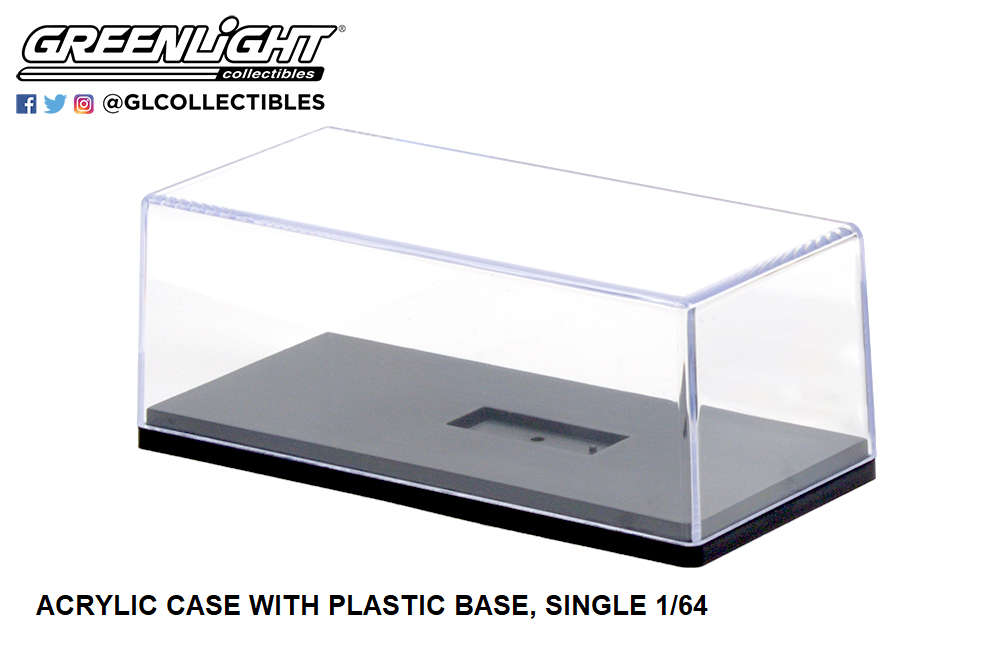 ACRYLIC CASE WITH PLASTIC BASE, SINGLE 1/64