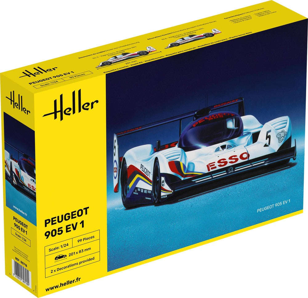 Peugeot 905 EV 1 1/24, PLASTIC SCALE MODEL
