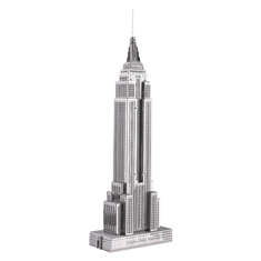 EMPIRE STATE BUILDING SS METAL MODEL L5XW2.5XH15CM 21 PARTS