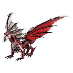 THE BLACK DRAGON PNTED METAL MODEL L23.5XW21XH13CM LEVEL5