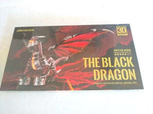 THE BLACK DRAGON PNTED METAL MODEL L23.5XW21XH13CM LEVEL5