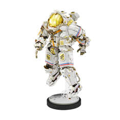 TAIKONAUT ASTRONAUT M/MODEL PNTED L13XW12.5XH21.5CM 515 PART