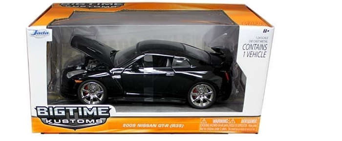 NISSAN GT-R (R35)  BLACK  BIGTIME KUSTOMS 2009 1/24