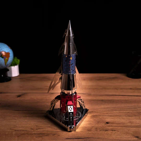 AD ASTRA MECHANICAL-ELECTR ROCKET 49 PARTS 3D PUZZLE METAL