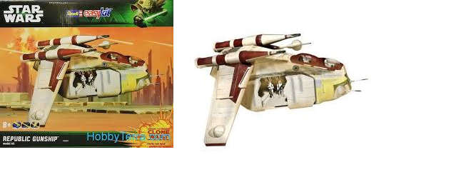 REPUBLIC GUNSHIP (CLONE WARS) 1/74 STARWARS