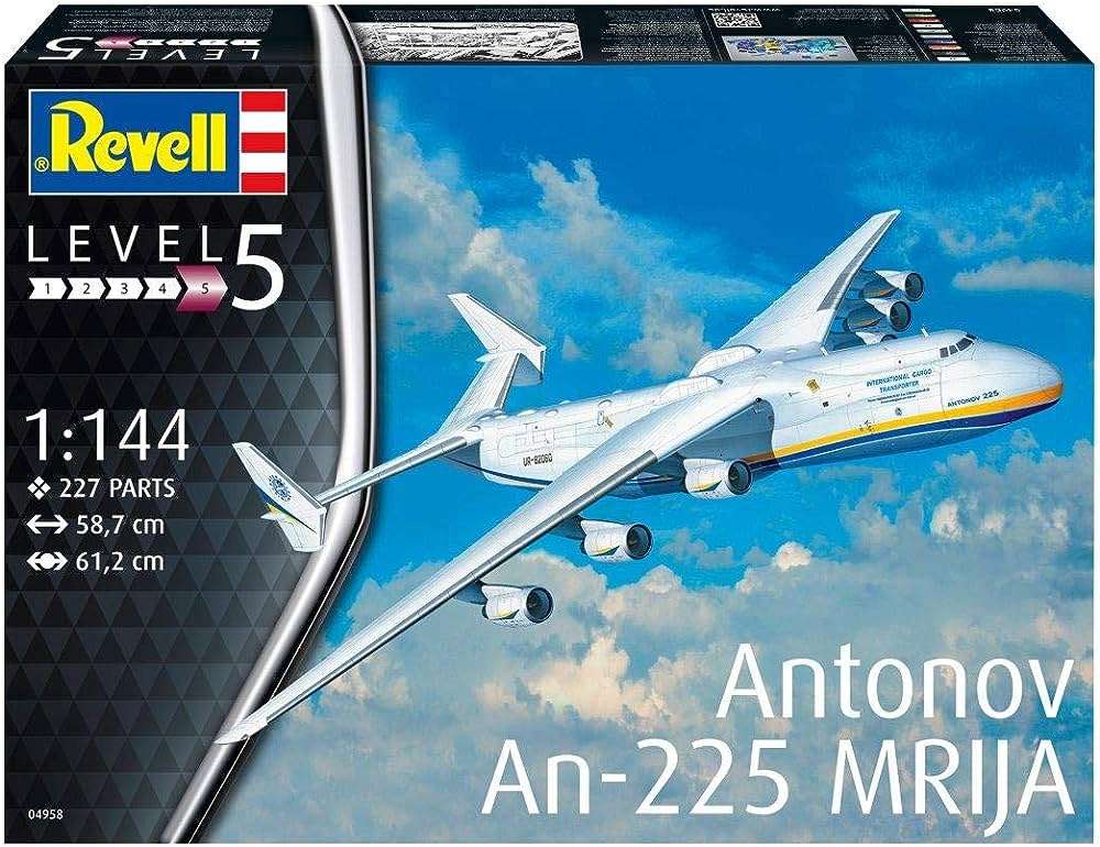 ANTONOV AN-225 MRIJA 1/144, PLASTIC SCALE MODEL KIT