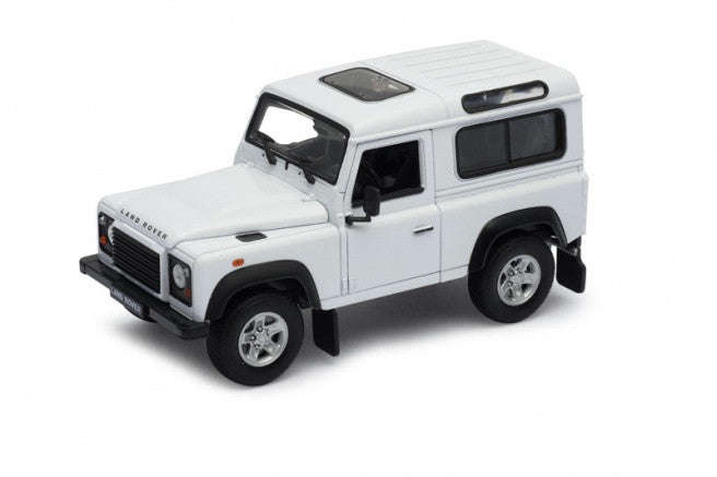LAND ROVER DEFENDER WHITE 1/24 DIECAST, DIECAST CAR, COLLECTABLE CAR.