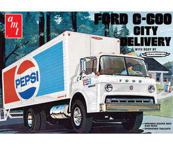 1:25 FORD C600 PEPSI DELIVERY TRUCK PLASTIC MODEL KIT