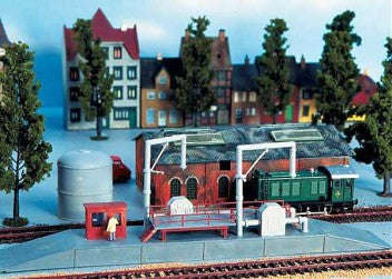 DIESEL DEPOT HO, PLASTIC SCALE MODEL,MODEL TRAIN ACCESSORIE