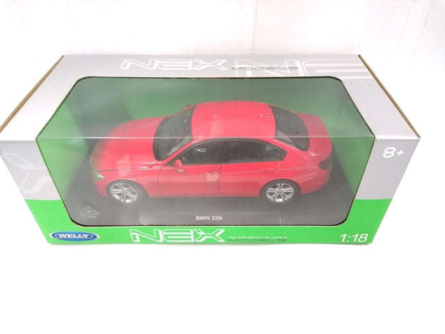 BMW 335I PREMIUM COLL. RED 2010 DIECAST 1/18, DIECAST CAR, COLLECTABLE CAR.