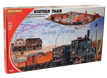 Western Train Steam Goods TRAIN SET HO