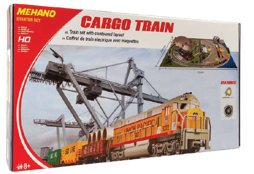 Diesel Cargo With  Oval Layout TRAIN SET HO