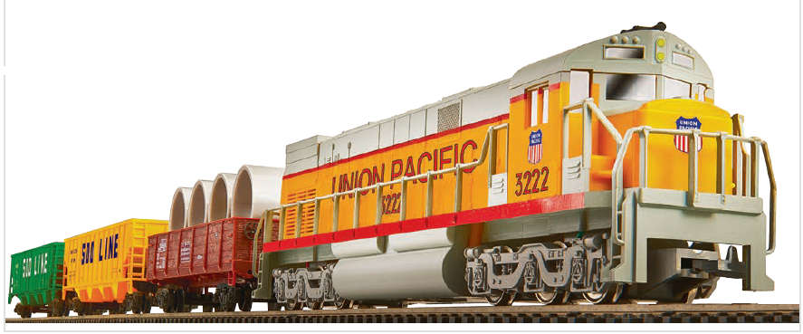 Diesel Cargo With  Oval Layout TRAIN SET HO
