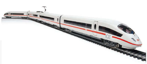 German Inter City Express 3  With Metal Chassis TRAIN SET HO