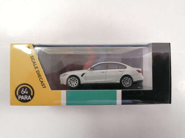 BMW M3 G80 RHD WHITE 1/64 DIECAST, DIECAST CAR, COLLECTABLE CAR.