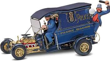 PADDY WAGON INCL 2 FIGURES 1/24 PLASTIC MODEL KIT
