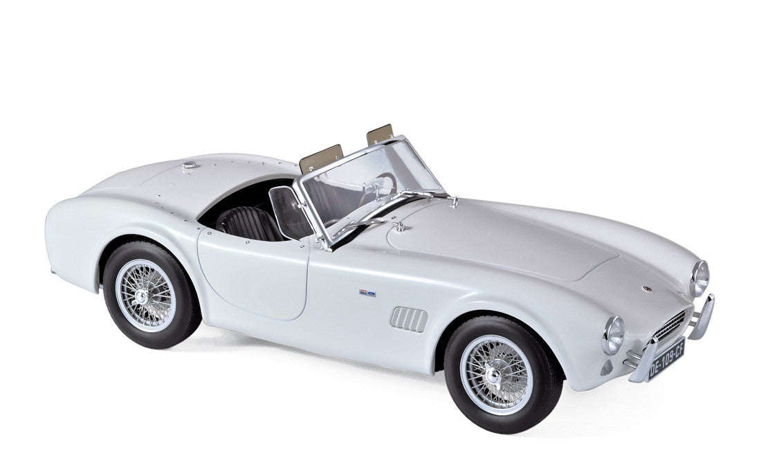 AC COBRA 289 WHITE 1963 DIECAST, DIECAST CAR, COLLECTABLE CAR. 1:18