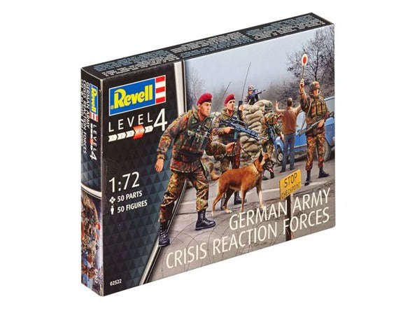 GERMAN RAPID REACTION FORCES (KRK)  1/72 PLASTIC MODEL KIT, PLASTIC SCALE MODEL KIT
