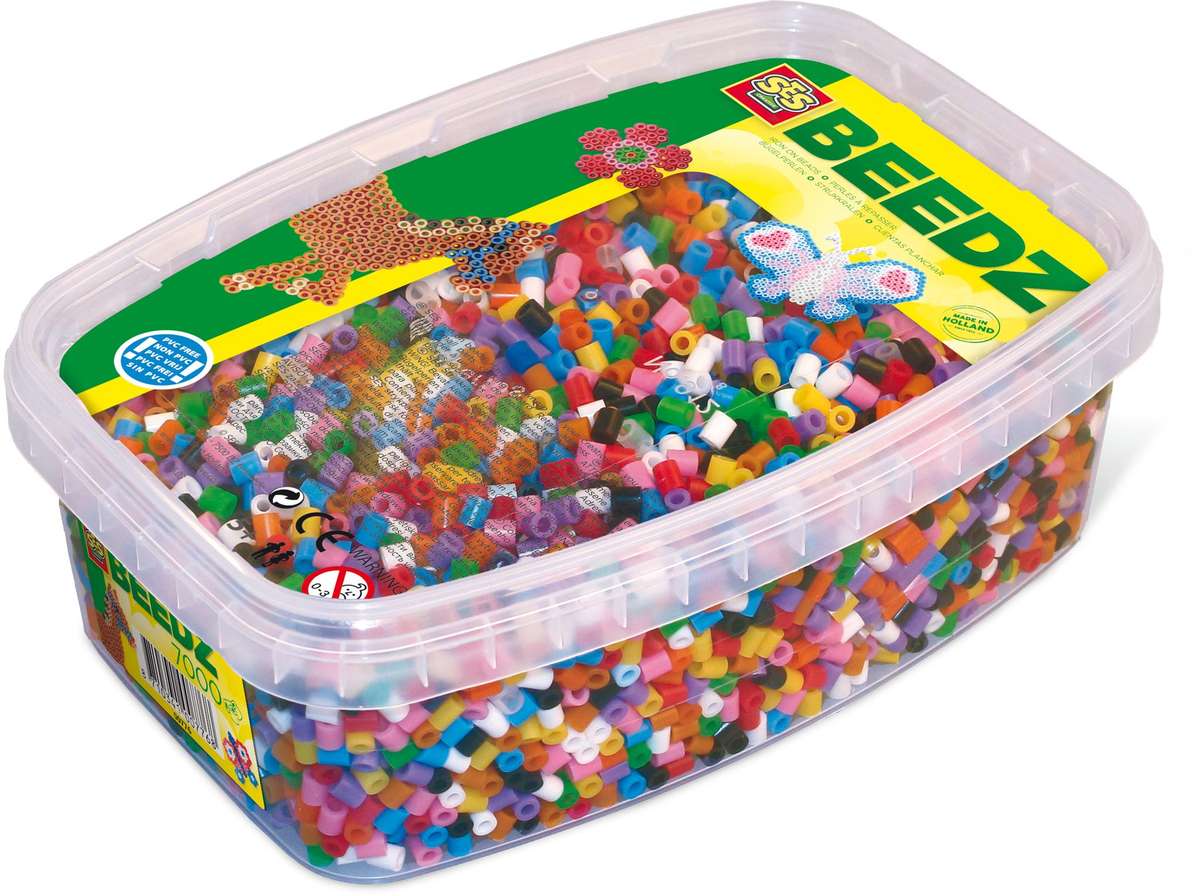 BOX OF BEADS 7000 PCS ASSORTED COLOURS EDUCATIONAL,TEACHER HOME SCHOOL, LEARNING