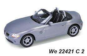 BMW Z4 CONVERTIBLE M. BLUE  1/24 DIECAST, DIECAST CAR, COLLECTABLE CAR.