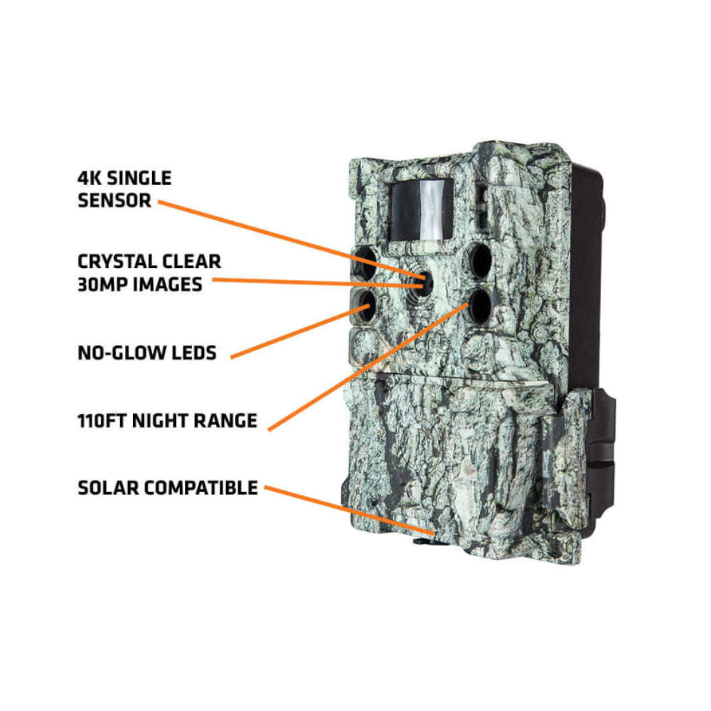 Bushnell 30MP CORE S-4K Tree Bark Camo No Glow Box