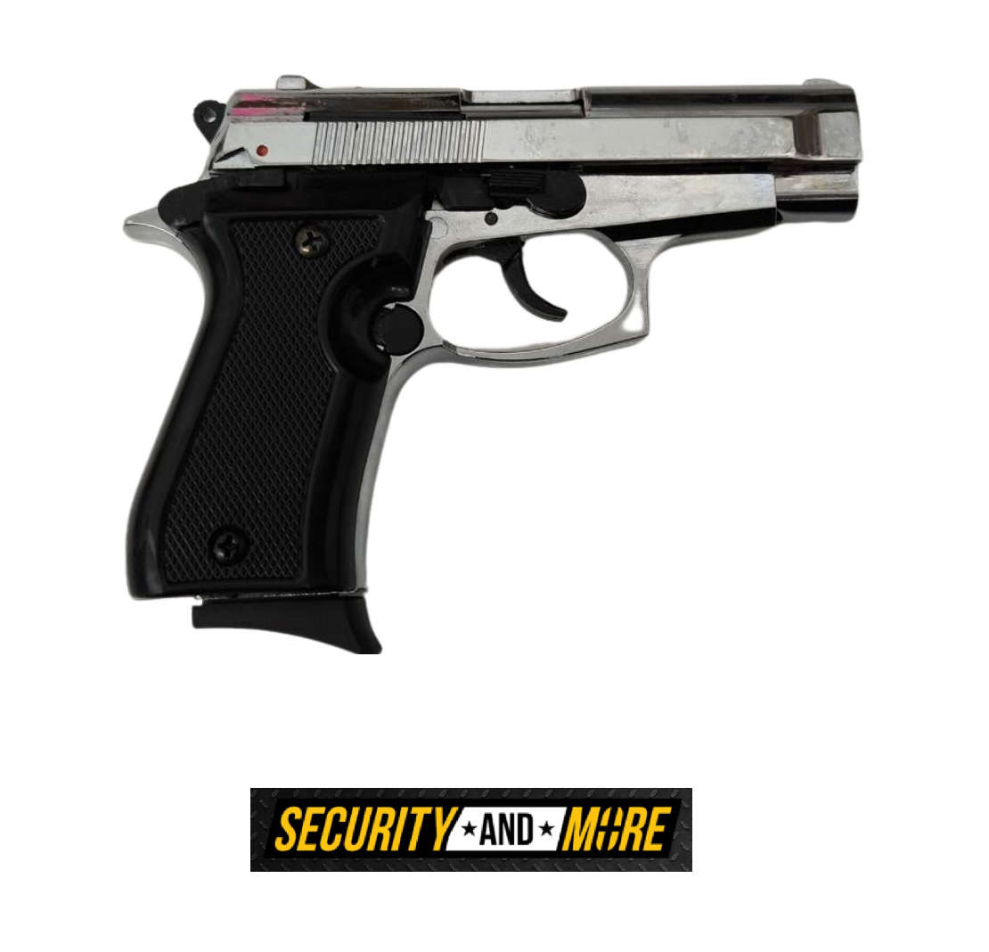 Blow P29 Shiny Chrome 9mm Blank Gun Pepper Gun