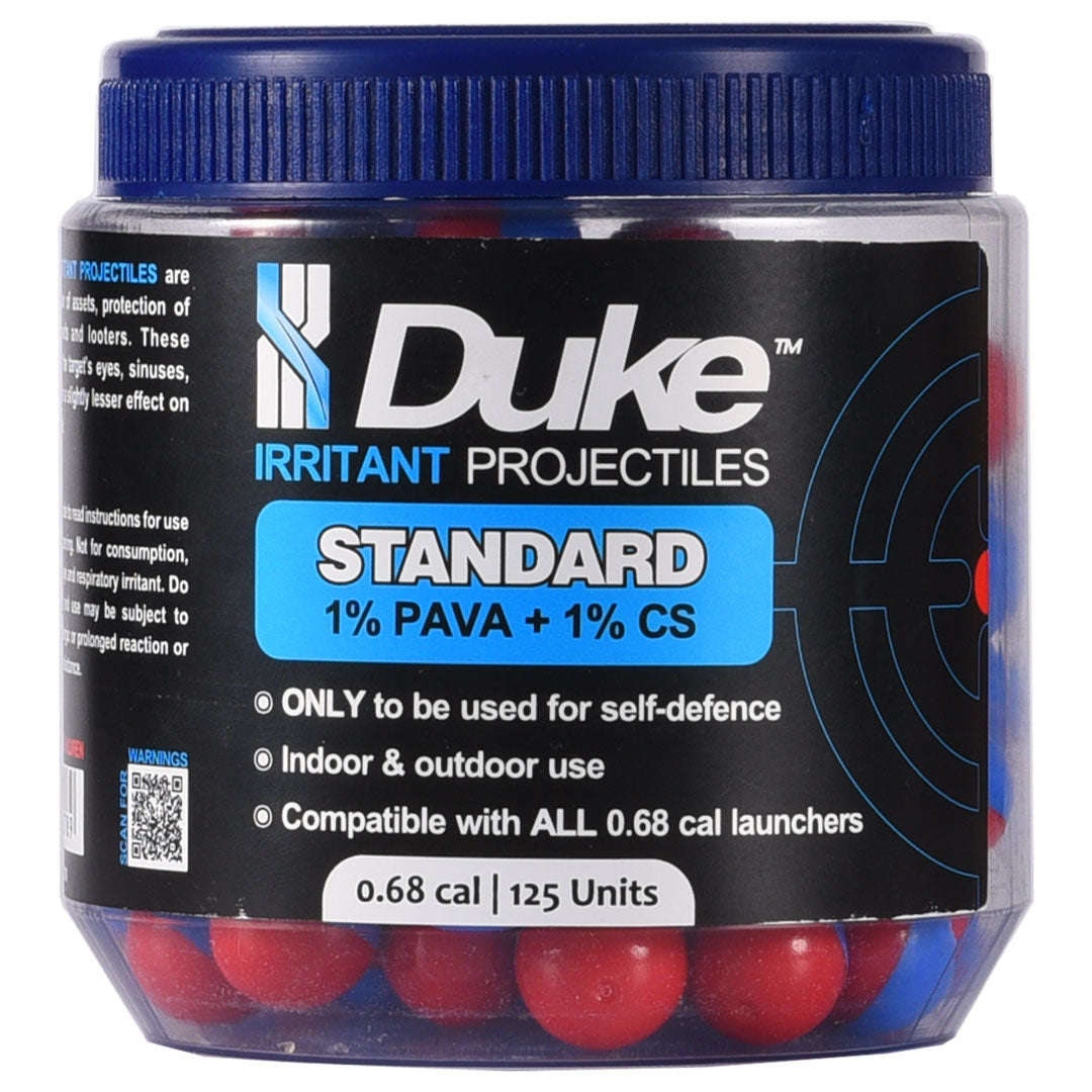 Duke Standard Irritant Projectiles 0.68 Calibre Self Defence (Choose Pack Size)